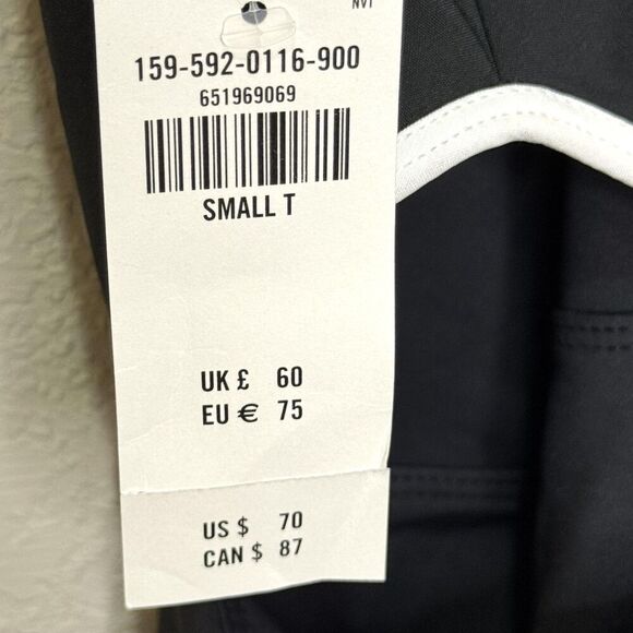 Abercrombie & Fitch YPB Dress Small Tall Black White Trim Cutout Shorts NWT - Picture 7 of 11